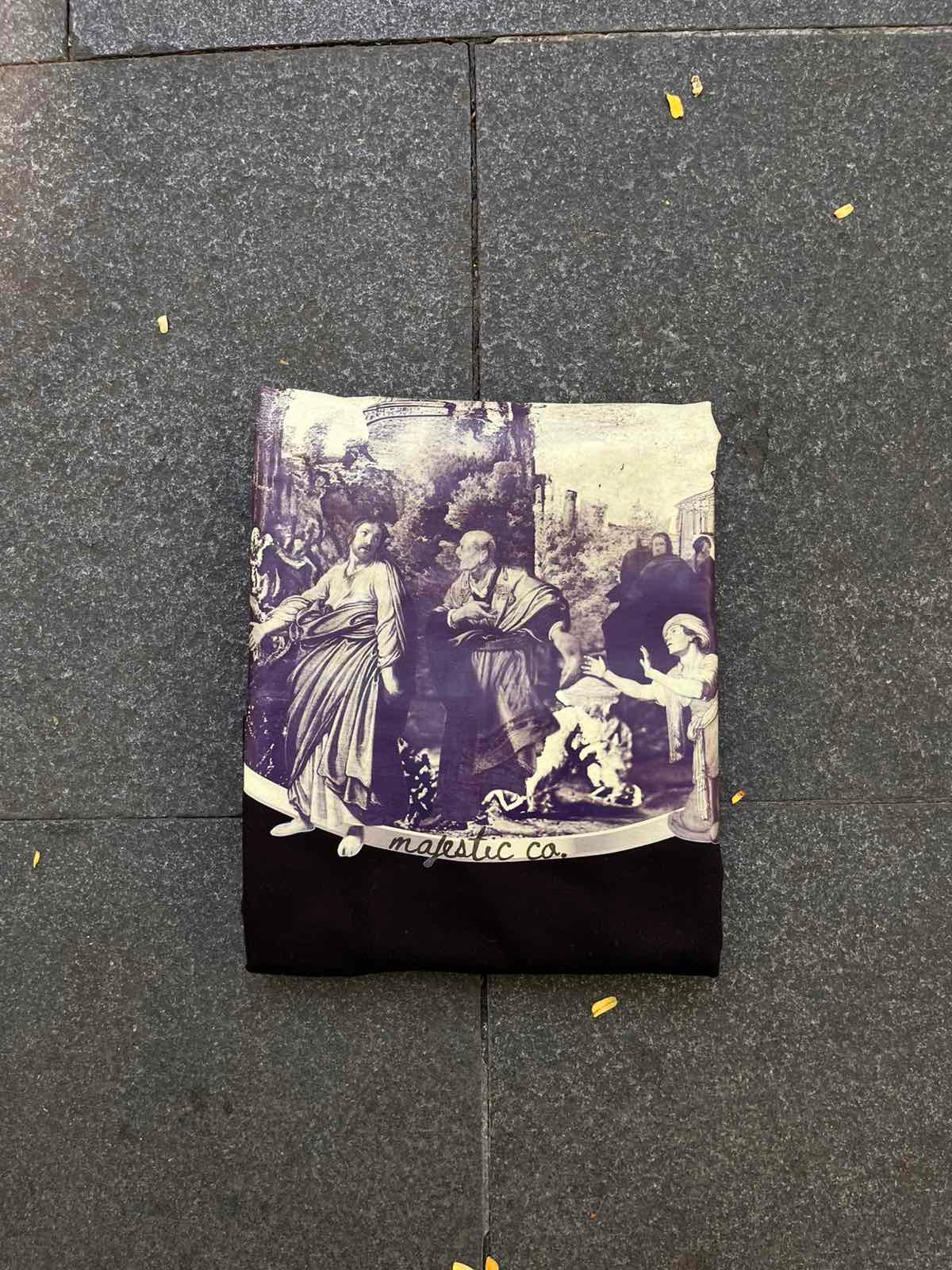 Christ and Woman of Canaan (Charcoal)