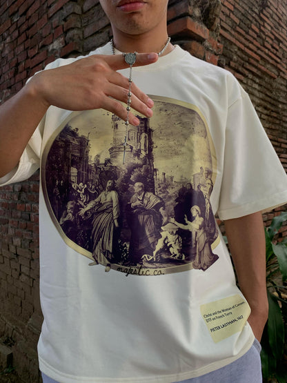 Christ and Woman of Canaan (Chalk)